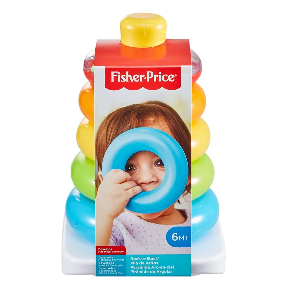 FISHER PRICE PILA DE ARITOS ROCK A STACK | MATTEL FISHER PRICE PILA DE ARITOS ROCK A STACK | MATTEL